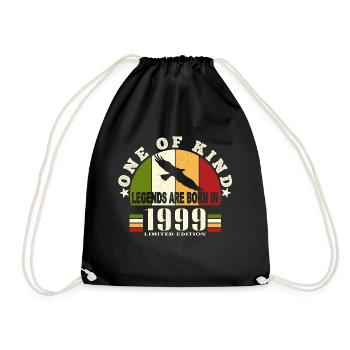 Legend Born 1999 anniversaire 25 ans - Sac de sport léger - noir - Devant