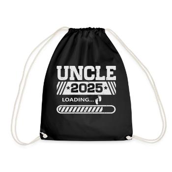 Uncle 2025 loading - Drawstring Bag - black - Front