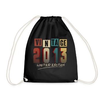 Vintage 2013 : Edition Limitée - 12e anniversaire. - Sac de sport léger - noir - Devant