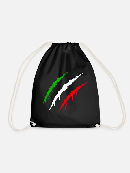 krallen italien - Turnbeutel - Schwarz