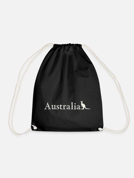 Australie - Kangourou - Sac de sport léger - noir