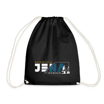 Jena Scientific Member - Drawstring Bag - black - Front