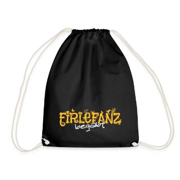 Firlefanz begabt - Turnbeutel - Schwarz - Vorne