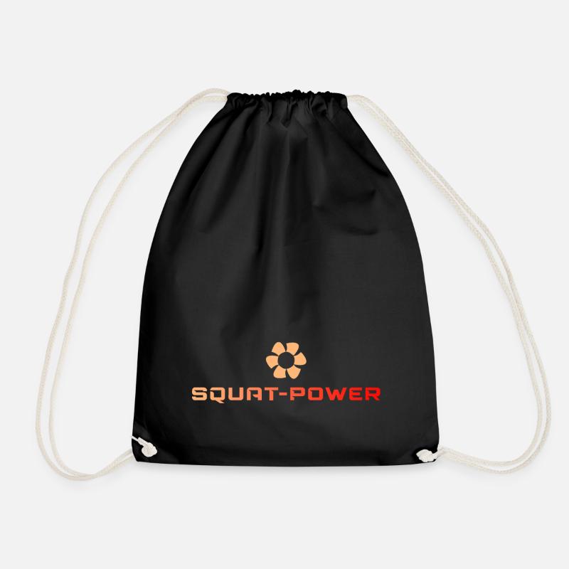 Squat Power 03.2 - Turnbeutel - Schwarz