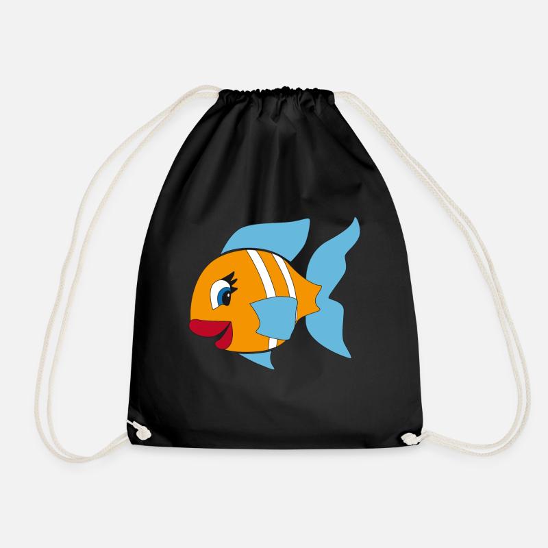 die Fische - Turnbeutel - Schwarz