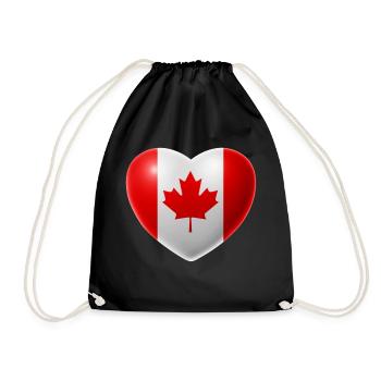 Coeur (Canada / Canada) - Sac de sport léger - noir - Devant