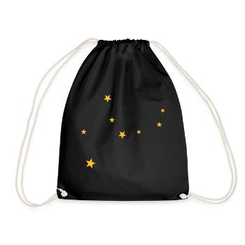 Virgo constellation - Drawstring Bag - black - Front
