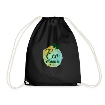 Idée de cadeau de végétarien végétarien - Sac de sport léger - noir - Devant