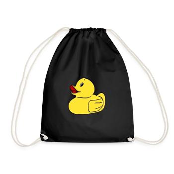 Baignades/canards grinçants - Sac de sport léger - noir - Devant