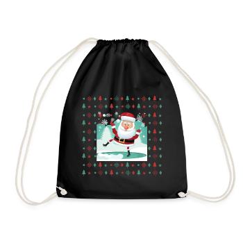 CHRISTMAS - Drawstring Bag - black - Front