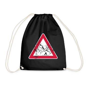 Achtung, nordische Kombinierer! (used) - Sac de sport léger - noir - Devant