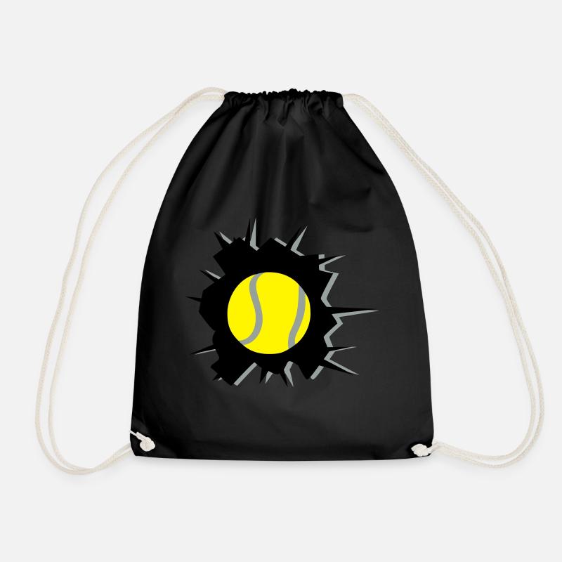 Tennis - Turnbeutel - Schwarz