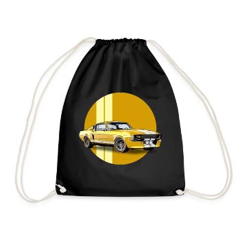 Voiture de sport - Sac de sport léger - noir - Devant