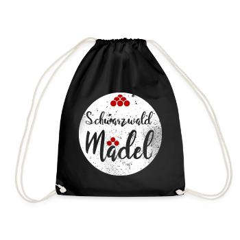 Schwarzwaldmädel - Turnbeutel - Schwarz - Vorne