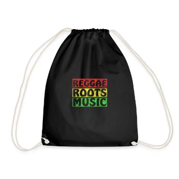 Reggae Roots Music - Turnbeutel - Schwarz - Vorne