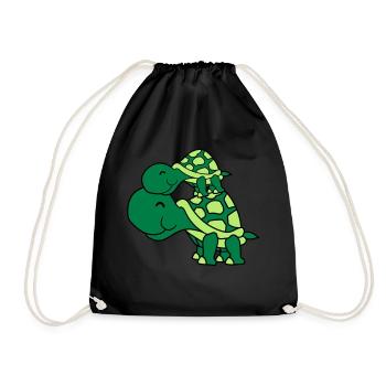 câlin bébé enfant petit jeune maman papa famille p - Sac de sport léger - noir - Devant
