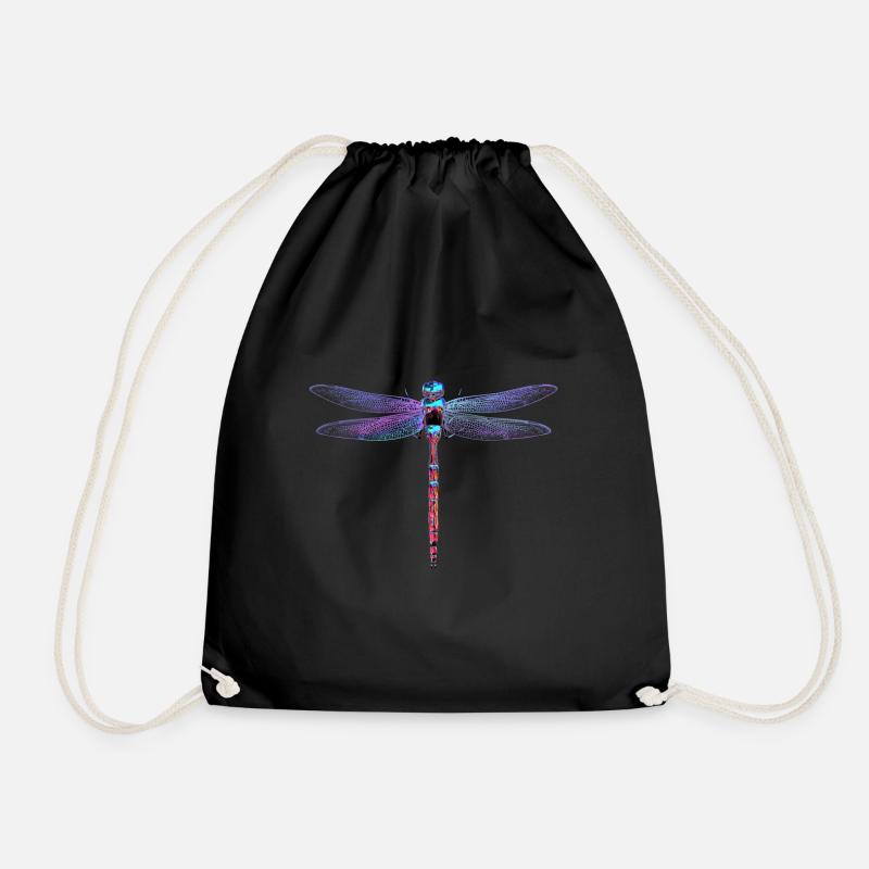 Dragonfly Libelle - Turnbeutel - Schwarz