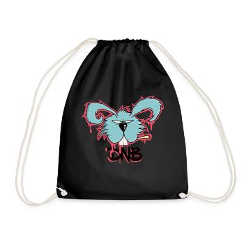 DNB Drum'n'bass D'n'B Jungle Music Joint Weed - Drawstring Bag - black - Front