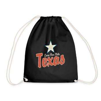 TEXAS ETATS-UNIS VINTAGE - Sac de sport léger - noir - Devant