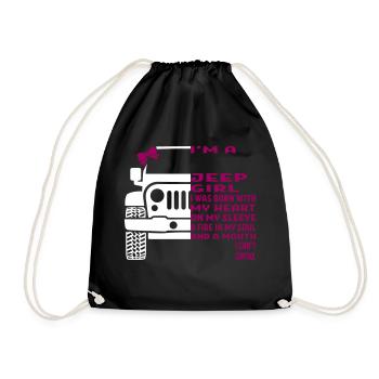 I'm A Jeep Girl - Turnbeutel - Schwarz - Vorne