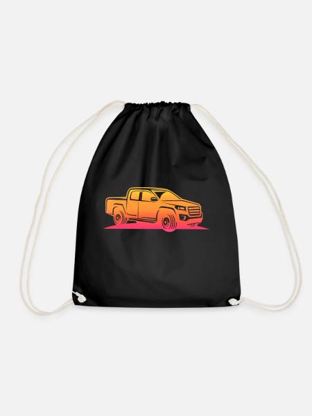 sunrise pick up retro t-shirt pick-up - Sac de sport léger - noir