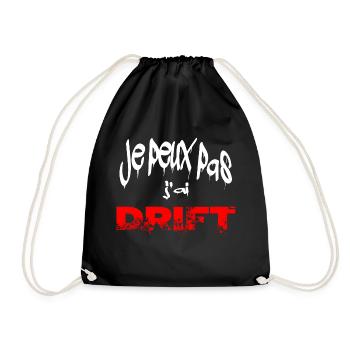 je peux pas j'ai drift - Sac de sport léger - noir - Devant