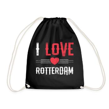 J’adore Rotterdam - Sac de sport léger - noir - Devant