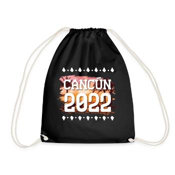Cancun 2022 - Turnbeutel - Schwarz - Vorne