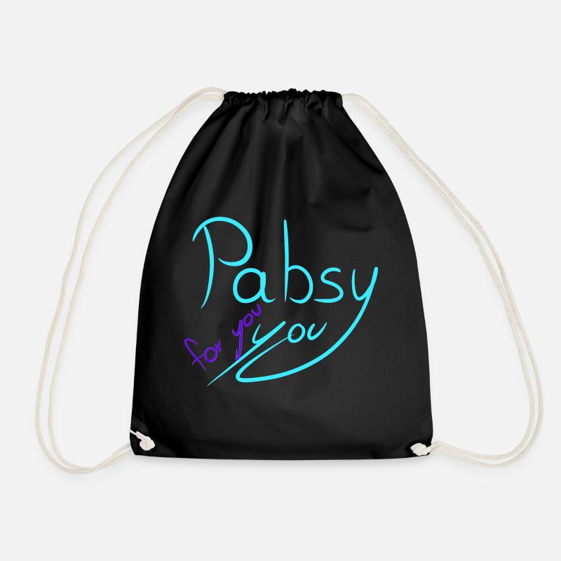 Pabsy You - Turnbeutel - Schwarz