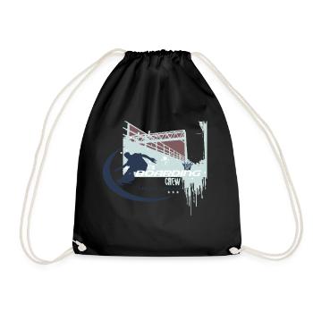 bmx champion NEW 2 - Drawstring Bag - black - Front