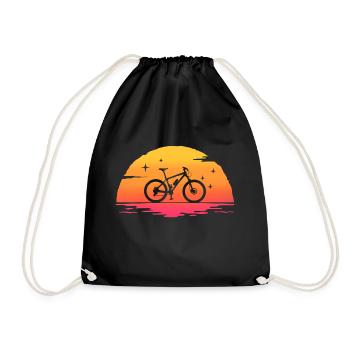 sunrise t-shirt vélo de montagne vtt vélo - Sac de sport léger - noir - Devant