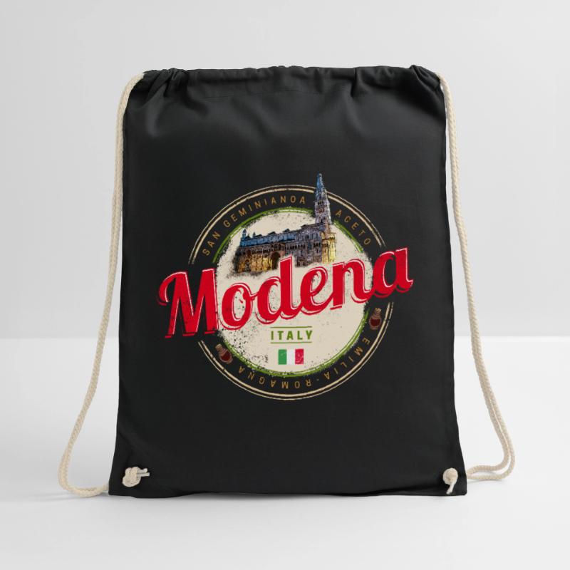Modena Emilia-Romagna Balsamic Design Italy Drawstring Bag