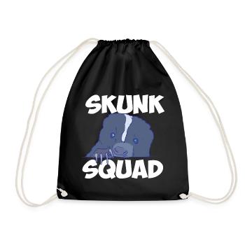 Skunk-Kader - Turnbeutel - Schwarz - Vorne