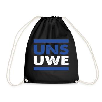 Uns Uwe Hamburg Erinnerung - Sac de sport léger - noir - Devant