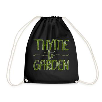 Thym au jardin 4 - Sac de sport léger - noir - Devant