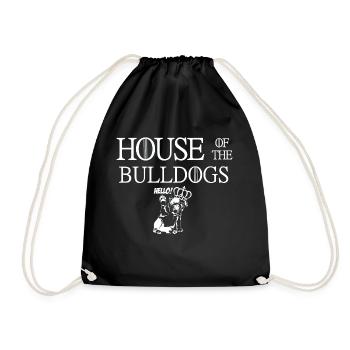 Haus der Bulldoggen - Turnbeutel - Schwarz - Vorne