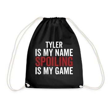 Tyler est mon nom Spoiling est mon jeu - Sac de sport léger - noir - Devant