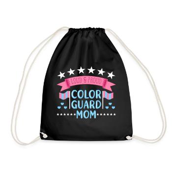 Color Guard - Turnbeutel - Schwarz - Vorne