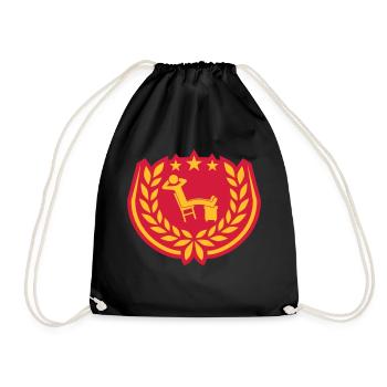 Laurel Wreath Man Icône détendue - Sac de sport léger - noir - Devant