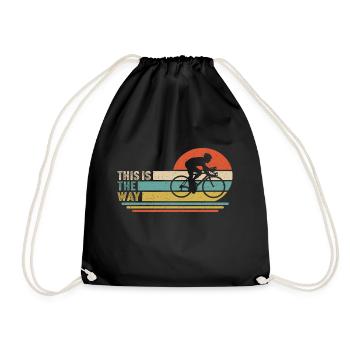 C’est ainsi que T-shirt cyclisme cadeau pour cycliste - Sac de sport léger - noir - Devant