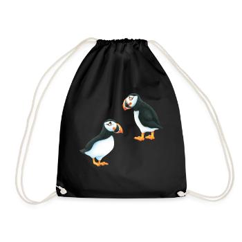 Macareux - Sac de sport léger - noir - Devant