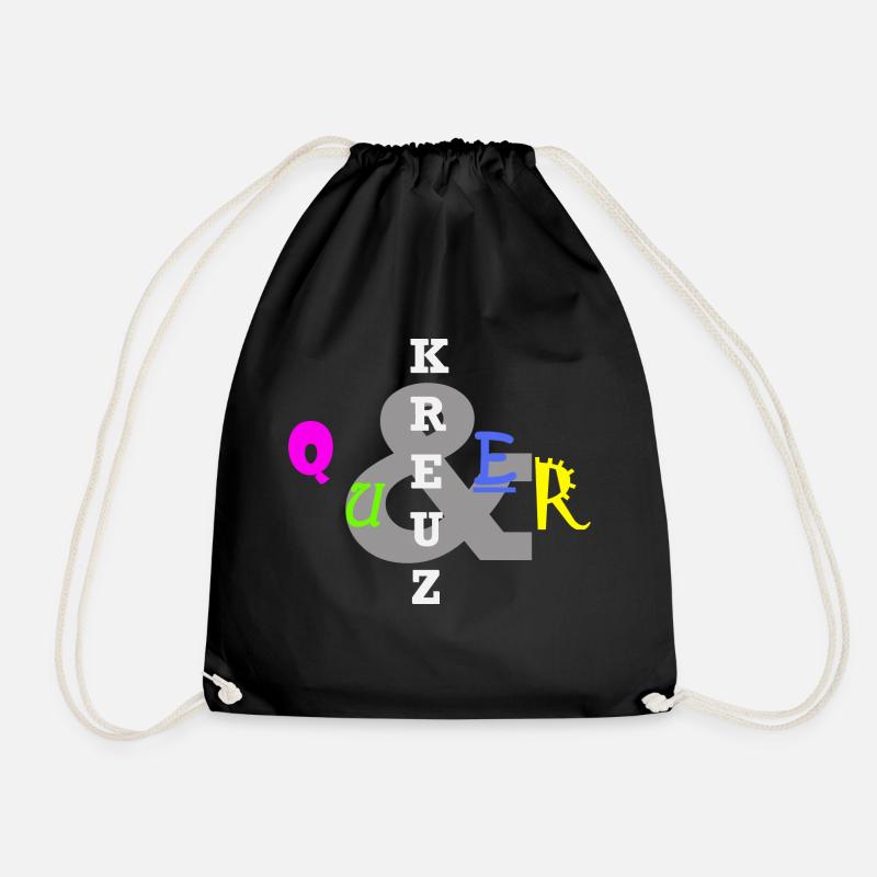 Kreuz & Queer - Turnbeutel - Schwarz