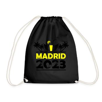 Madrid 2023 - Turnbeutel - Schwarz - Vorne