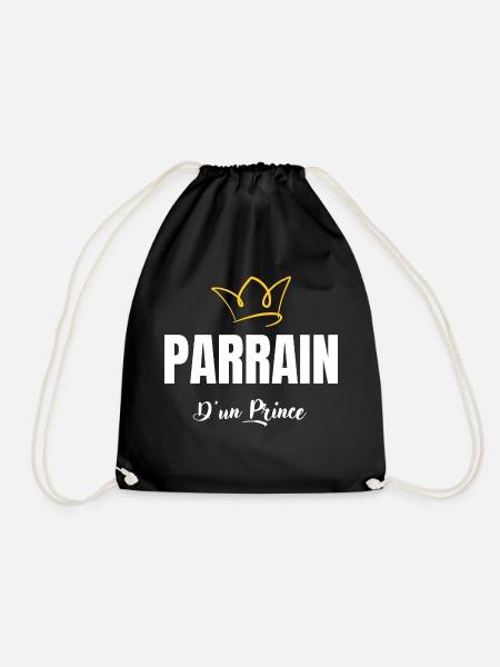 parrain d'un prince - Sac de sport léger - noir