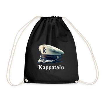 Kappatain meme Kappa Pun - Drawstring Bag - black - Front