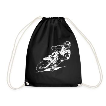 Supermoto - Supermotard - Drawstring Bag - black - Front