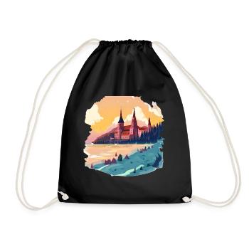 Germany is a country of abundant and diverse - Drawstring Bag - black - Front