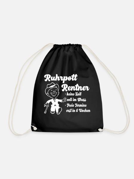 Ruhrpott Rentner - Turnbeutel - Schwarz