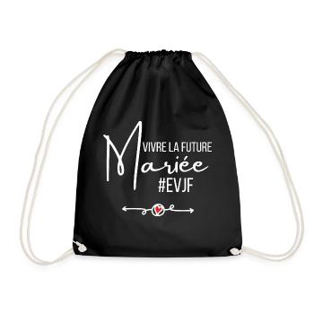 Vivre la future mariée - Sac de sport léger - noir - Devant