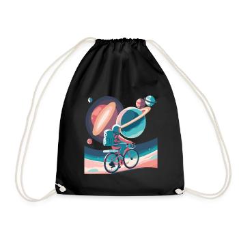 Cyclisme galactique - Sac de sport léger - noir - Devant